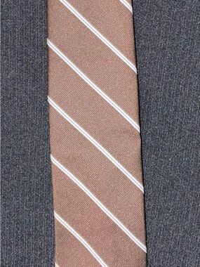 Pierre Cardin Brown Diagonal Stripe Tie